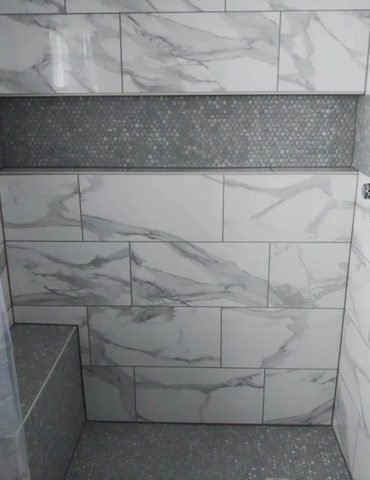 Bathroom installed by CarpetsPlus of Fairmont - 1